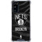 NBA Brooklyn Nets Black Animal Print Galaxy S20 FE Clear Case